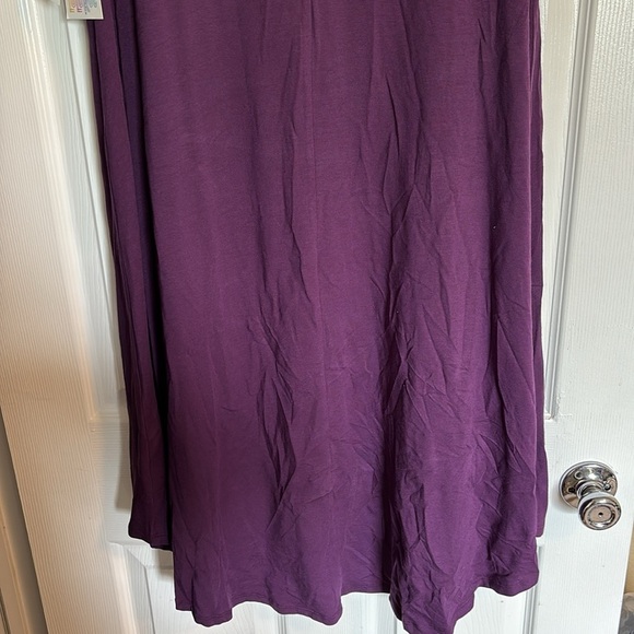 LuLaRoe Carly NWT women’s purple high low dress size XL - Picture 7 of 10